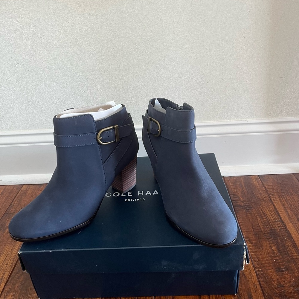 Cole Haan  3 inch heel size 7 Cassidy strap booties